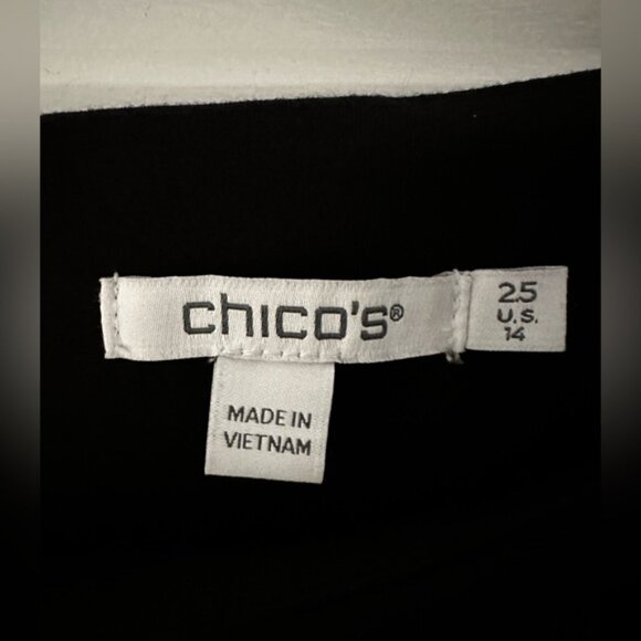 “LBD” with feather cuff detail, size 14.  LIKE NEW, only worn 1x - Picture 4 of 6